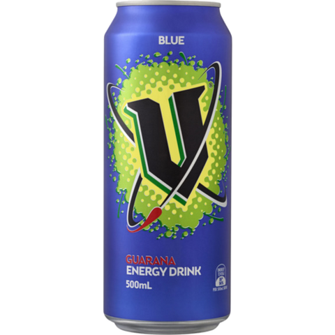 V Energy Drink- Blue 500ml