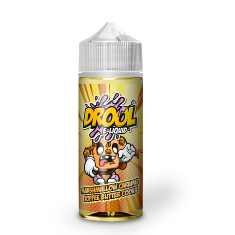 Drool E-Liquid - Marshmallow, Caramel, Toffee butter cookie 2mg 120ml (Aroma Only)